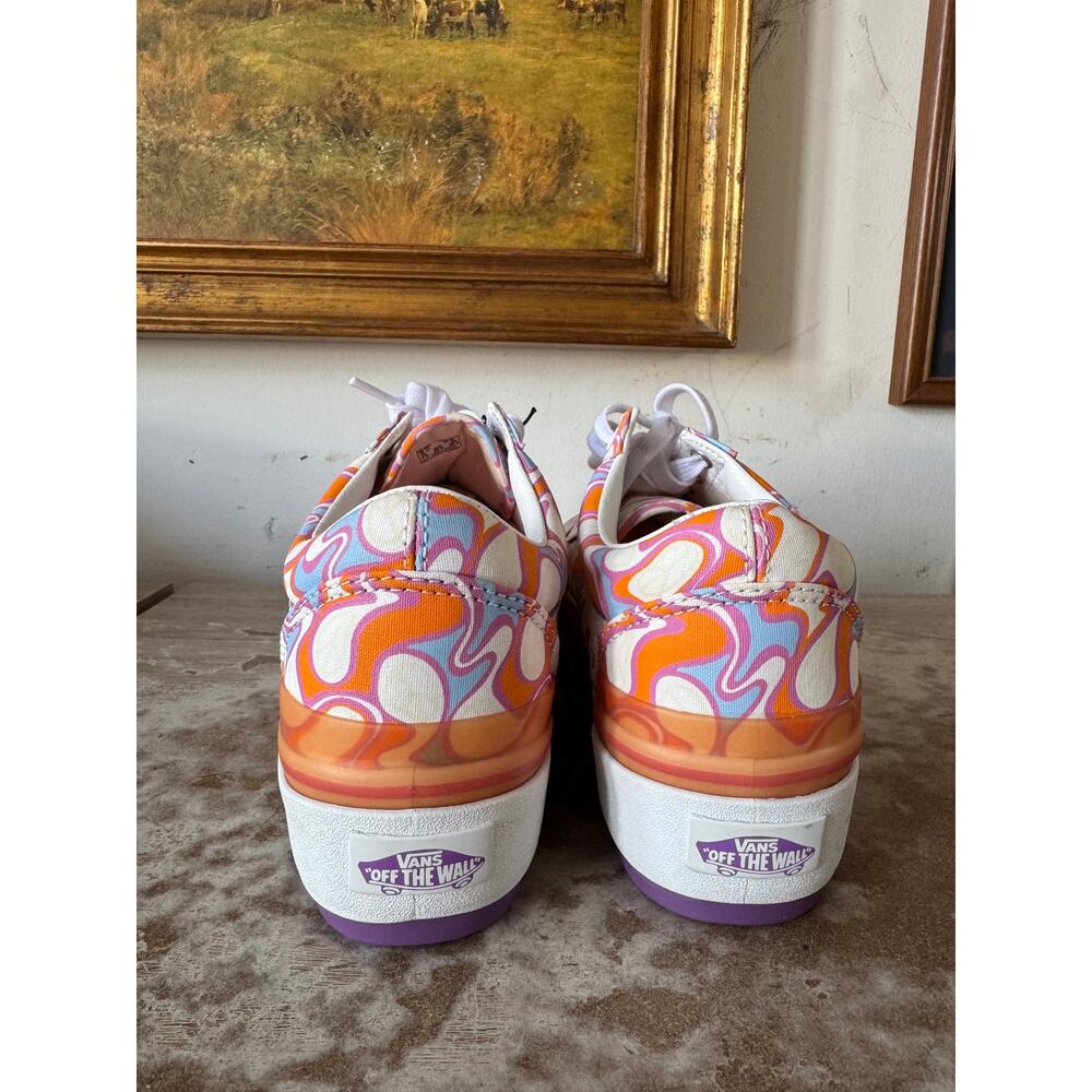 NWT Vans Old Skool Stacked UV Ink Peach Mens 8 Womens 9.5 w box - Picture 5 of 9